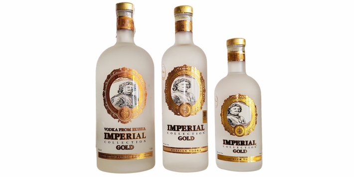 Vodka Imperial Collection Gold vodka russe